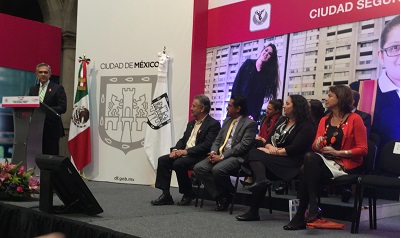 Miguel Ángel Mancera en la Presentación de Líneas Generales Programa "CDMX CIudad Segura y Amigable para mujeres y niñas (Foto: ONU Mujeres/Diana Romero)