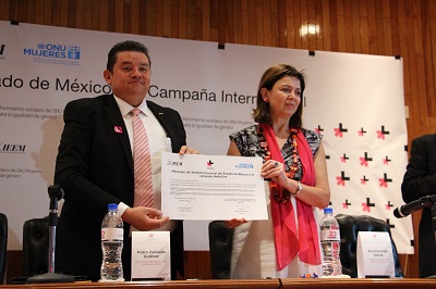 Adhesión del Instituto electoral del Estado de México a la Campaña HeForShe de ONU Mujeres (FOTO: ONU Mujeres/Luis Cedeño)