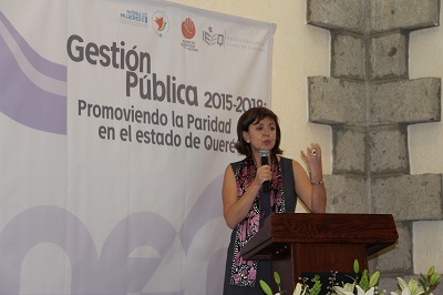 Ana Güezmes en el Foro Gestión Pública con Perspectiva de Género en Querétaro (Foto: ONU Mujeres / Diana Romero)