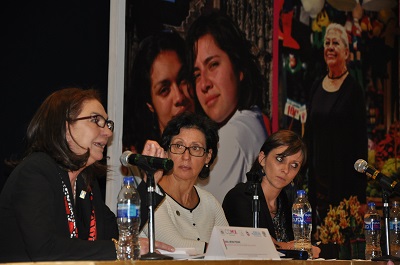 Moni Pizani Representante de ONU Mujeres en Ecuador presenta el Programa Ciudades Seguras de Quito. (Foto: INMUJERES)