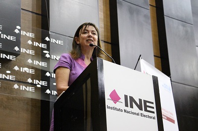 Ana Güezmes, Representante de ONU Mujeres México, en la Adhesión del INE a la Campaña HeForShe de ONU Mujeres. (Foto: ONU Mujeres/Luis Cedeño)