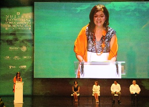 Ana Güezmes en la inauguración del Encuentro Internacional Mujeres en la Economía del Conocimiento y la Innovación (Foto: ONU Mujeres/Diana Romero)