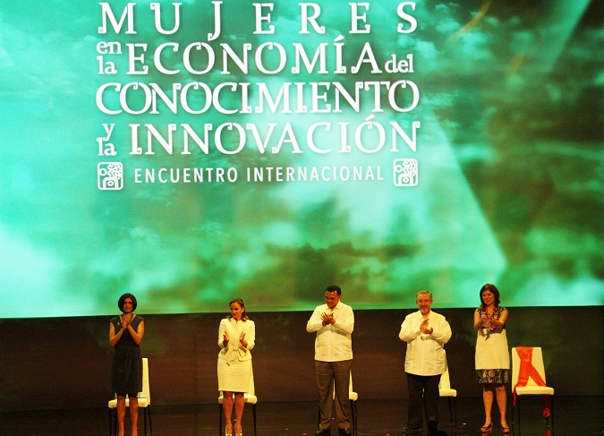 Inauguración del Encuentro Internacional Mujeres en la Economía del conocimiento. (Foto: ONU Mujeres/Diana Romero)