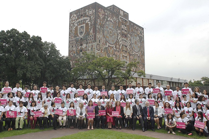 La Universidad Nacional Autónoma de México se sumó a la Campaña HeforShe de ONU Mujeres. (Foto: ONU Mujeres/Ulises Bravo) principal nota 675x450