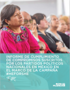 Informe Cumplimiento Compromisos HfS Partidos Políticos Nacionales